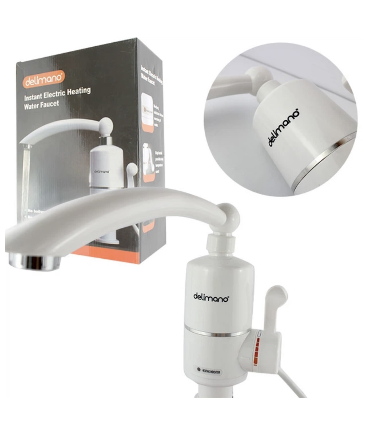 Электронагреватель проточный бытовой INSTANT HEATING FAUCET Delimano