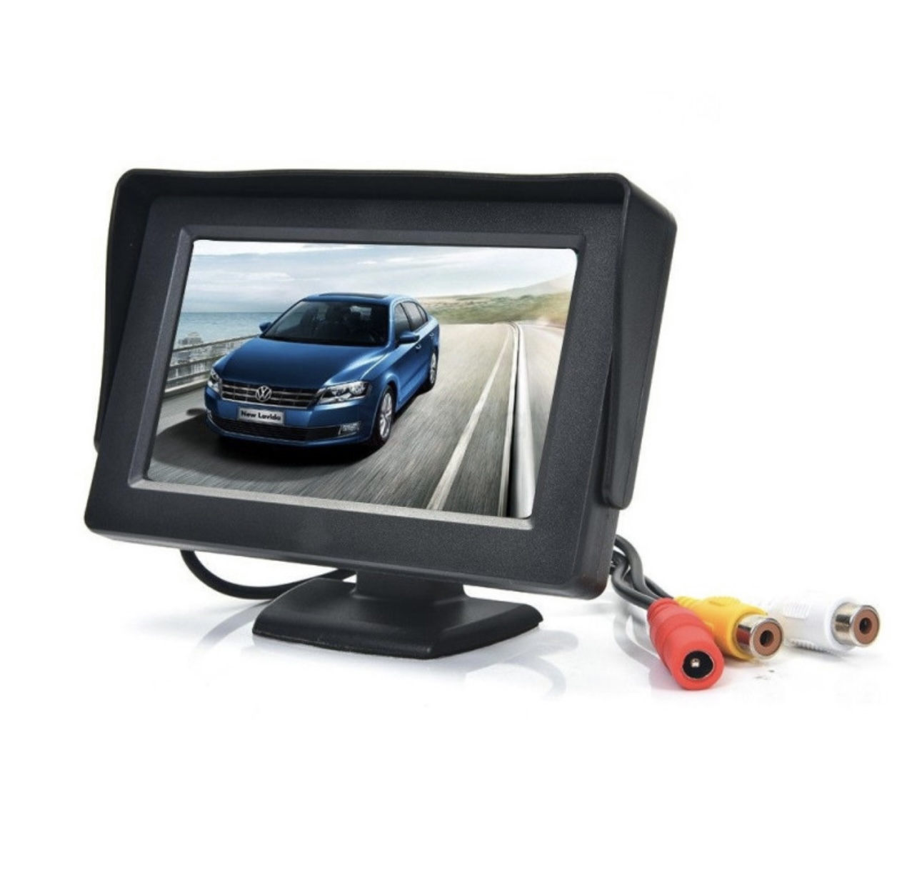 Монітор в авто TFT LCD автомобільний дисплей 5 дюймів Чорний