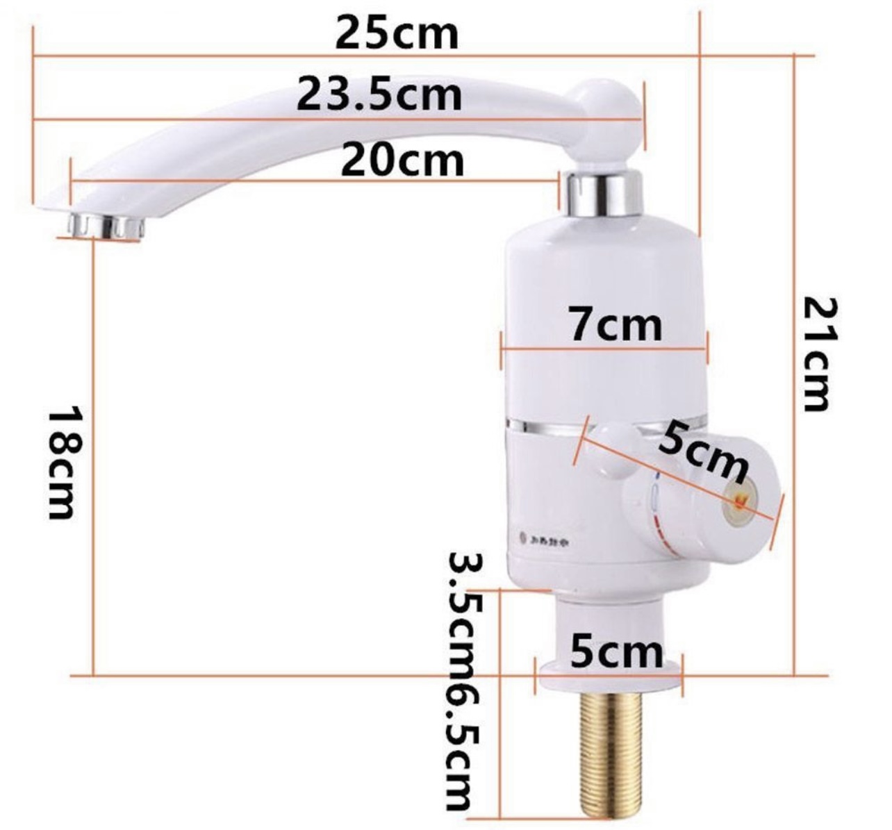 Электронагреватель проточный бытовой INSTANT HEATING FAUCET Delimano - зображення 5