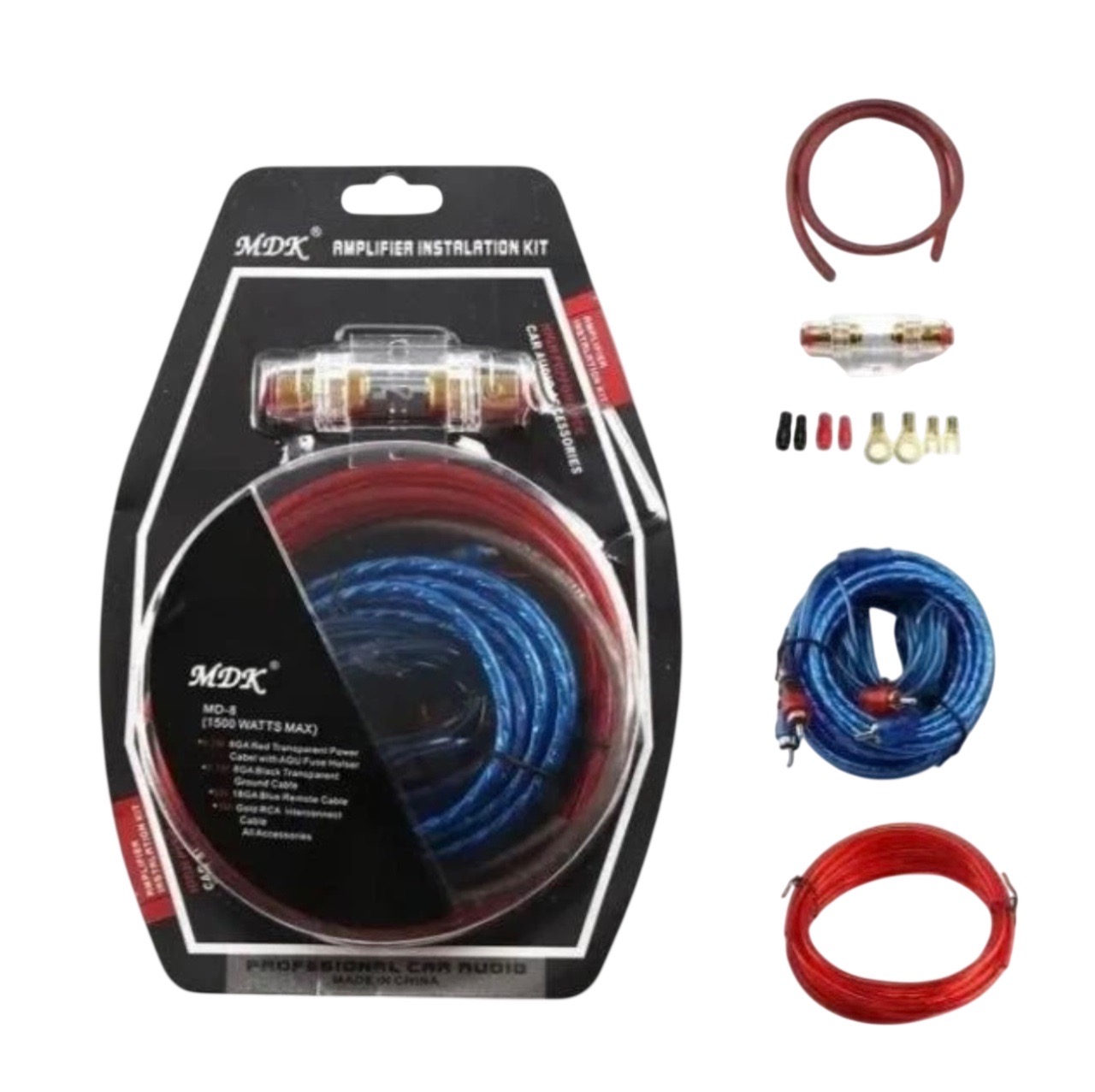 Комплект дротів для автомобільного підсилювача MDK MD-86 8GA - зображення 4