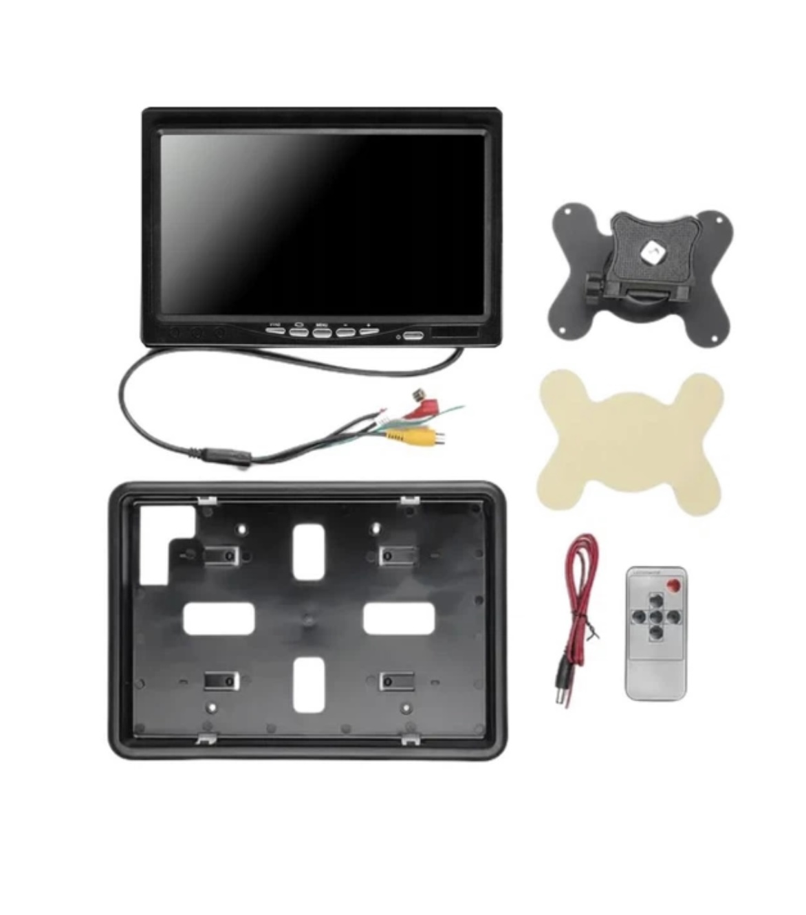 Автомобільний монітор дисплей 7 дюймів для камери заднього виду Автомобільний монітор для паркування заднього ходу - зображення 4