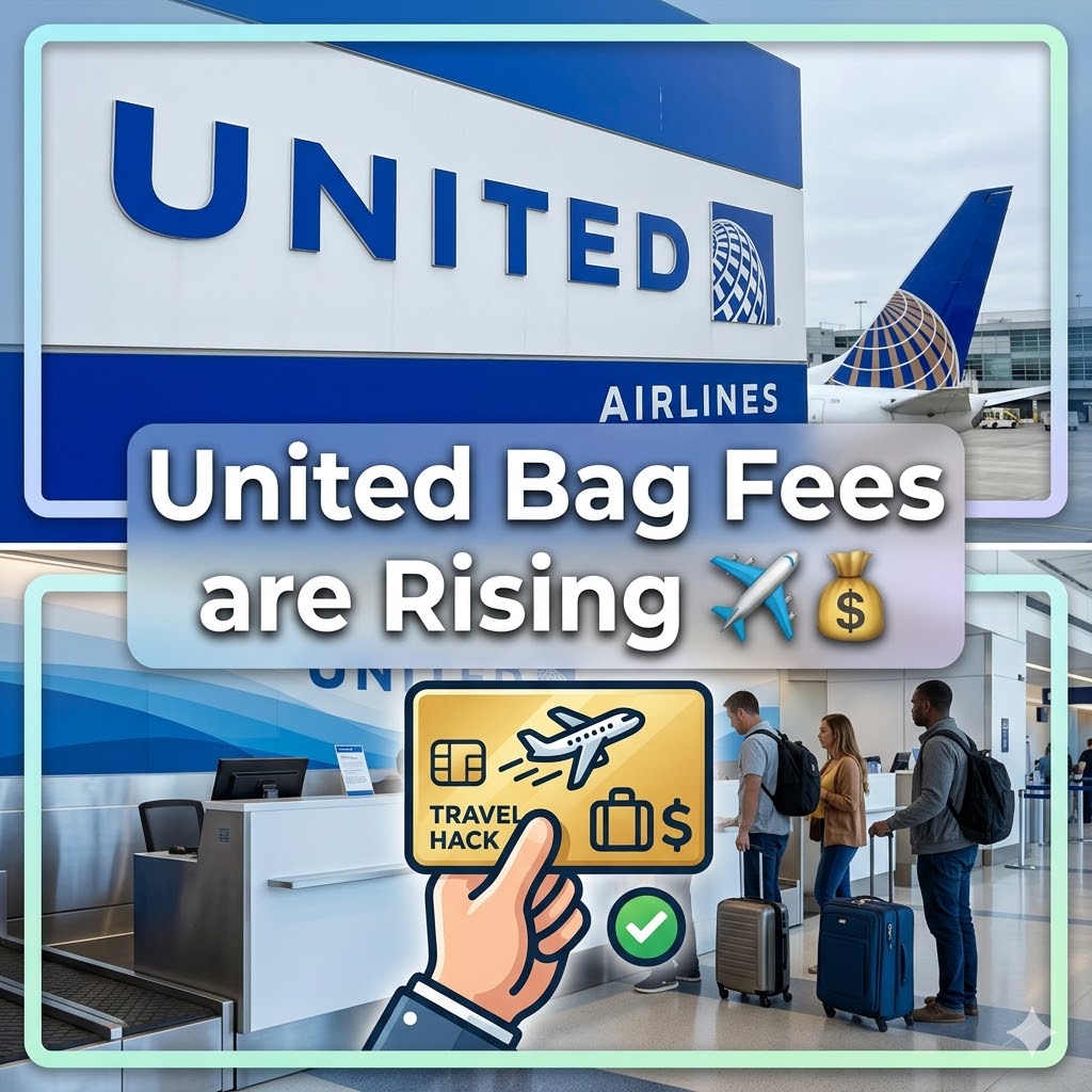 🚨 United Airlines is the latest carrier to increase checked bag fees.