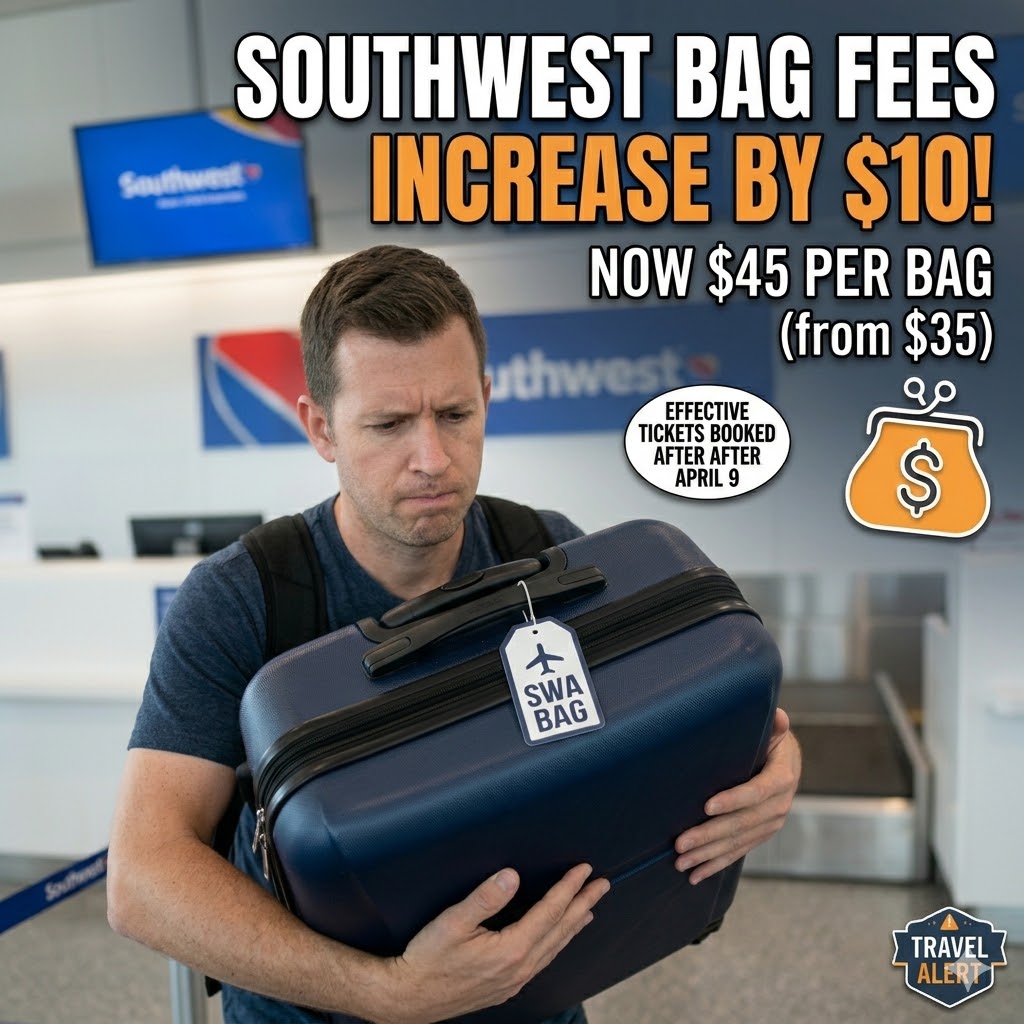 βοΈ Southwest Joins the Club: Bag Fees are Going Up! π
