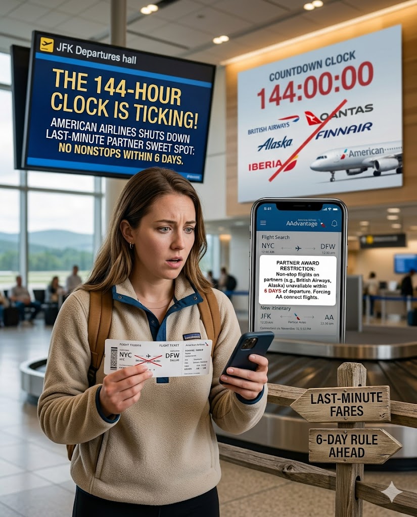 The 144-Hour Clock: American Airlines Shuts Down a Favorite Last-Minute Sweet Spot