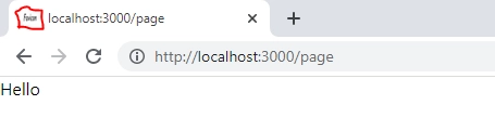 nextjs favicon in the top browsing url