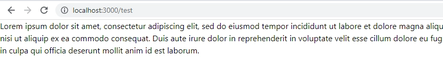 text with standard font in tailwindcss and nextjs