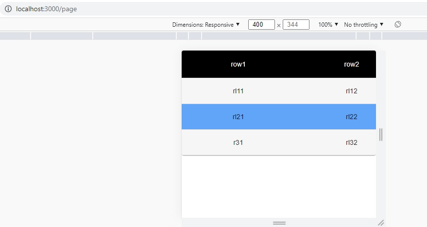 responsive MUI table in Next.js