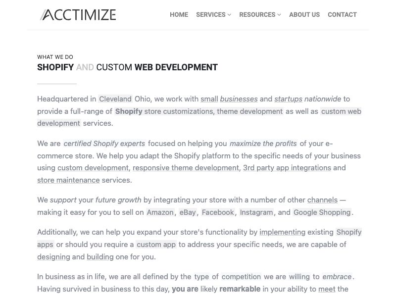 Acctimize