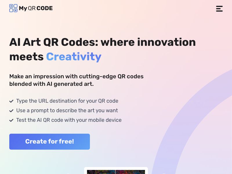 AI Art QR Codes by MyQRcode