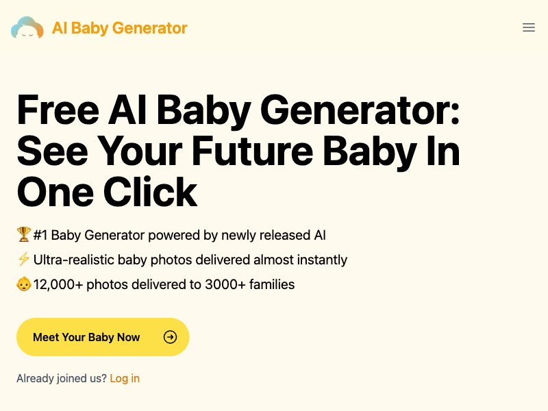 AI Baby Generator Screenshot