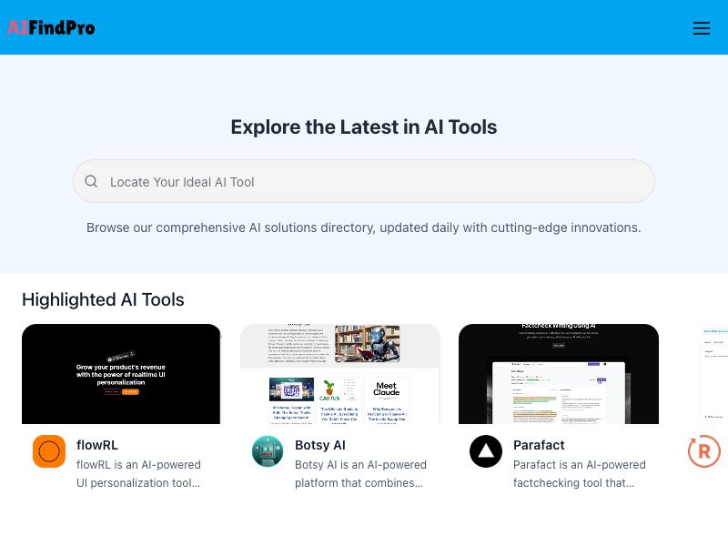 AiFindPro Screenshot