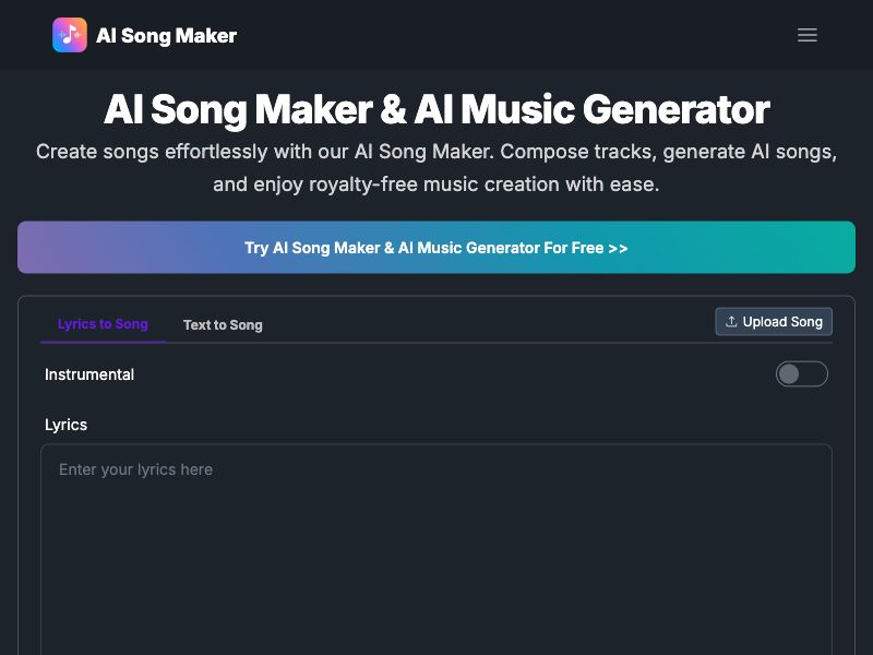 AI Song Maker