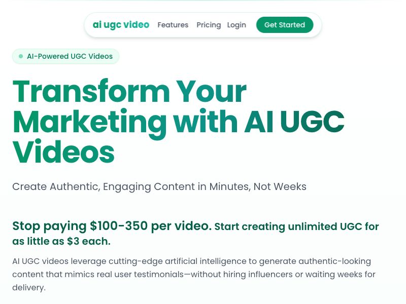AI UGC Video