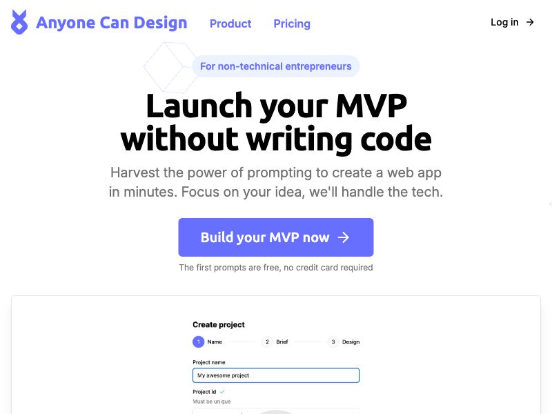 Anyone Can Design Screenshot