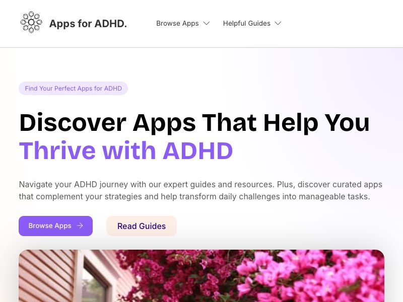 Apps for ADHD Screenshot