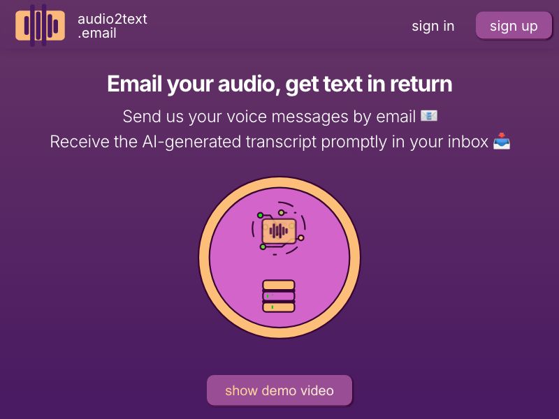 audio2text.email