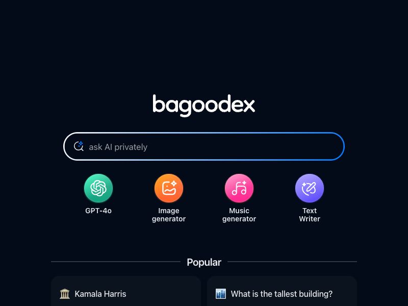 Bagoodex Screenshot