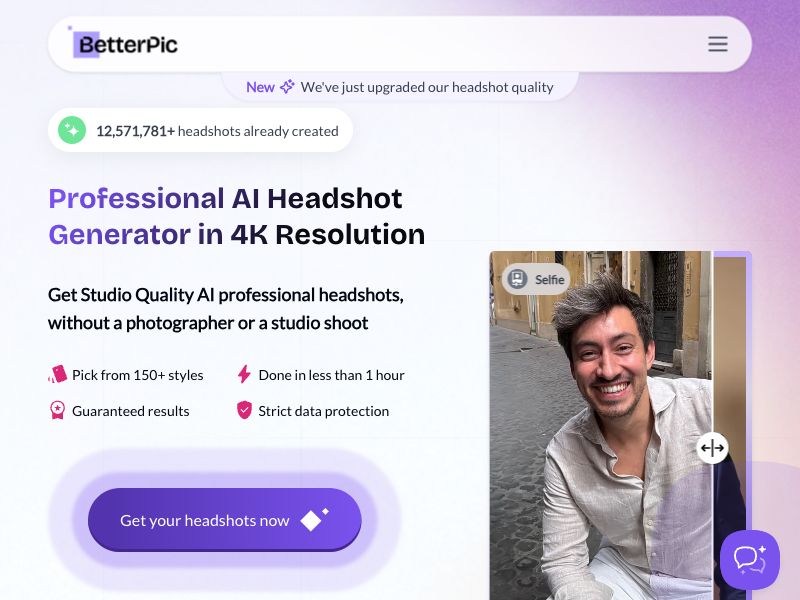 BetterPic | AI Headshots