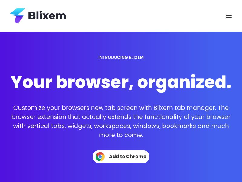 Blixem Tab Manager