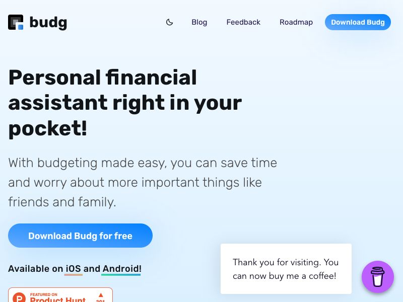 Budg Screenshot