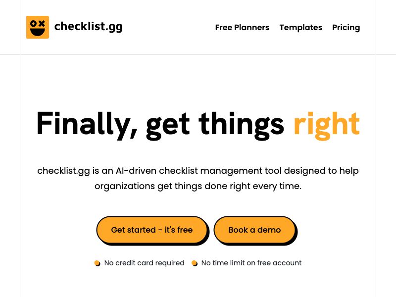 Checklist.gg