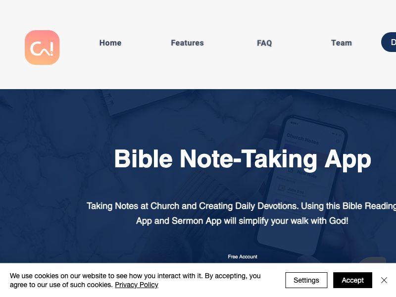 Church Notes Screenshot