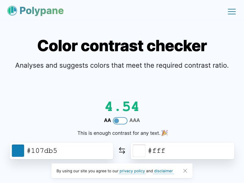 Color Contrast Checker