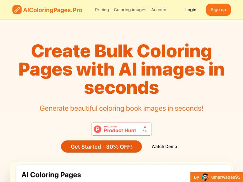 Coloring AI Pages