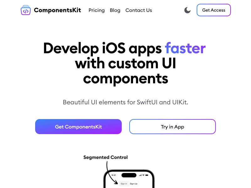 ComponentsKit Screenshot