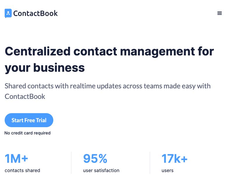 ContactBook Screenshot