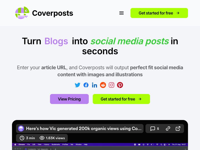 Coverposts