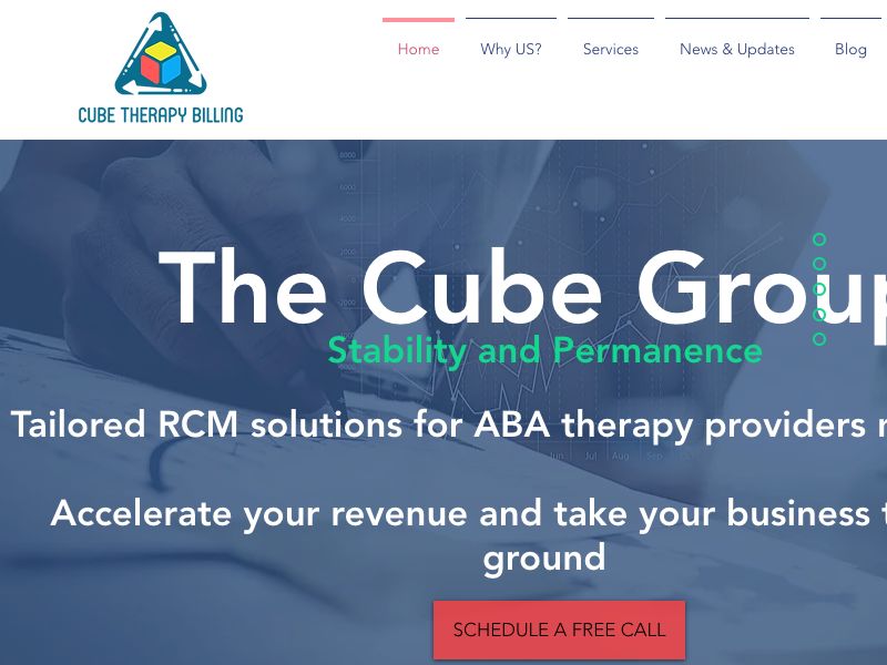 Cube Therapy Billing Screenshot