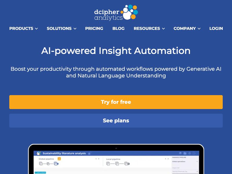 Dcipher Analytics