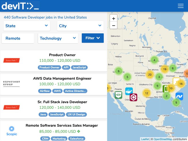 DevITJobs US