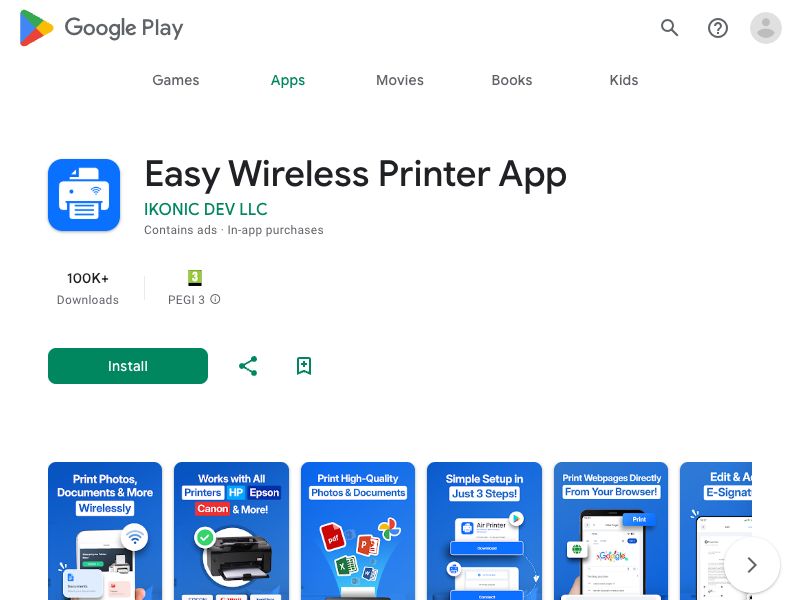 Easy Wireless Printer App
