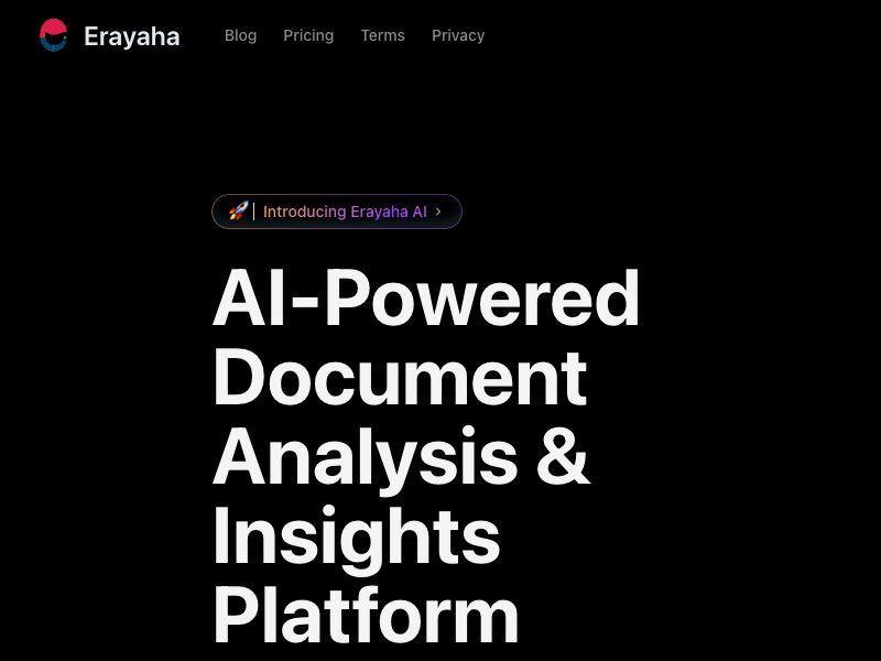 Erayaha.AI Screenshot