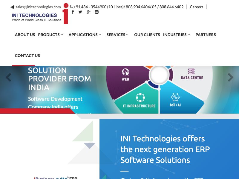 ERP Software Screenshot