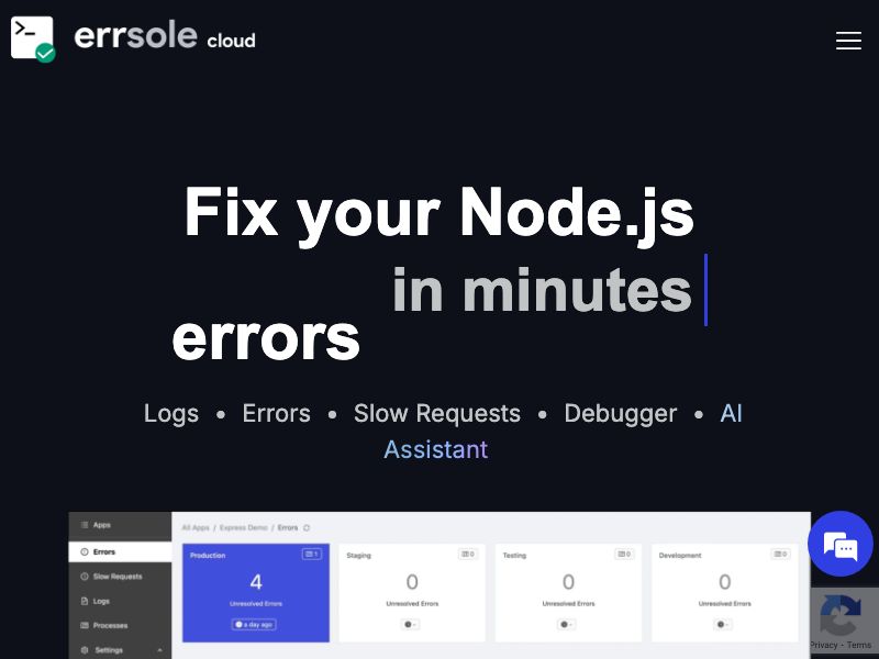 errsole Screenshot