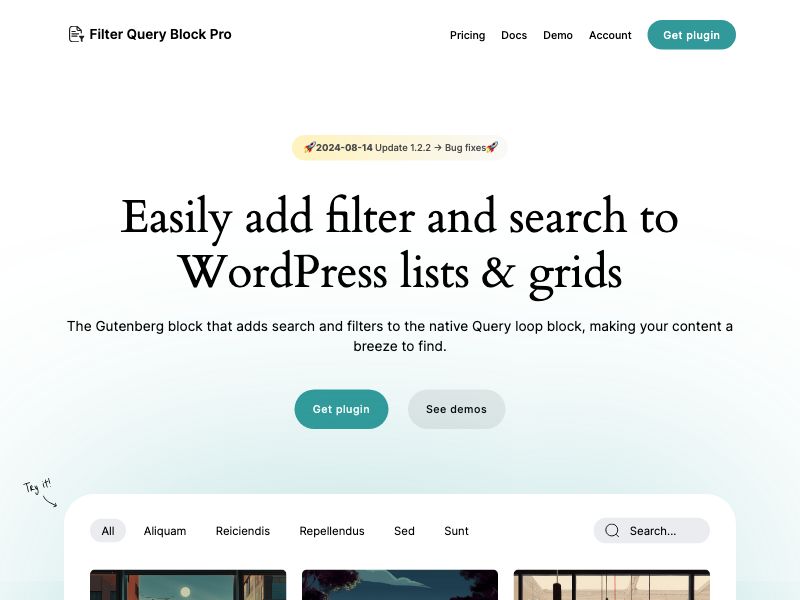 Filter Query Block Pro Screenshot
