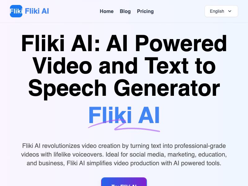 Fliki