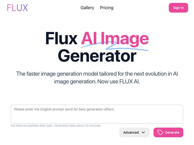 Flux AI Online