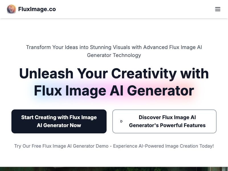 Flux Image Generator AI