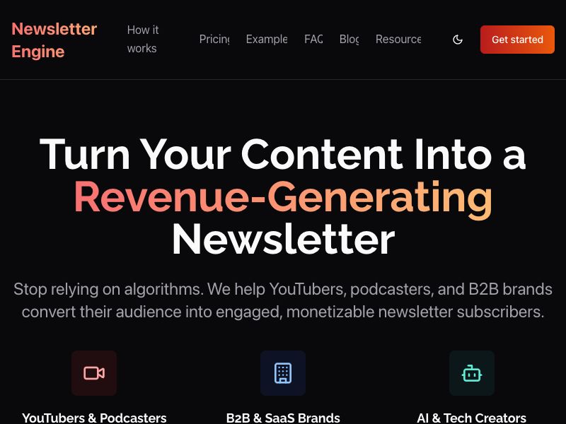 Free Newsletter Strategy Generator