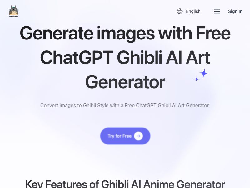 Ghibli Art AI Generator