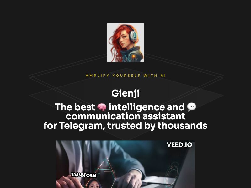 Gienji Telegram Bot Screenshot