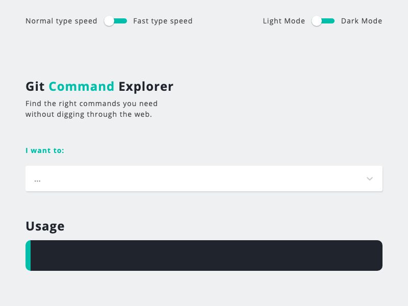 Git Command Explorer