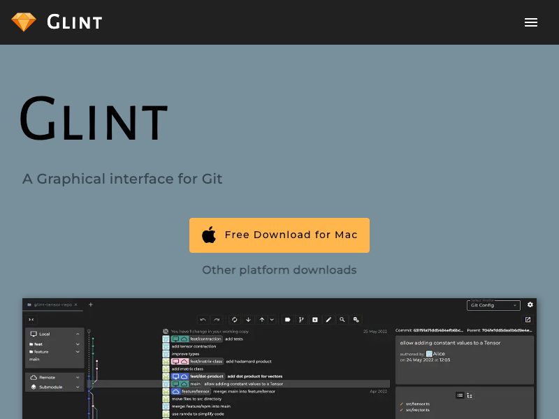 Git Glint