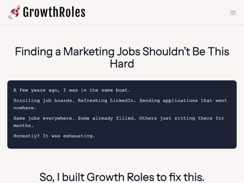 Growth Roles
