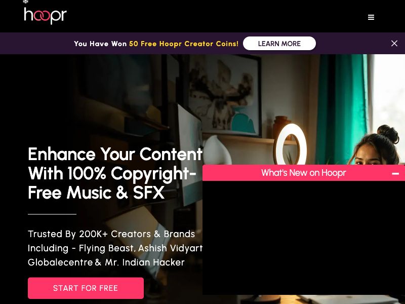Hoopr Music Screenshot