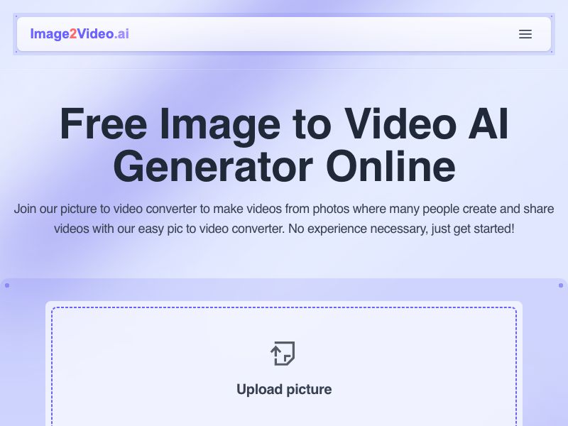 Image to Video AI Screenshot